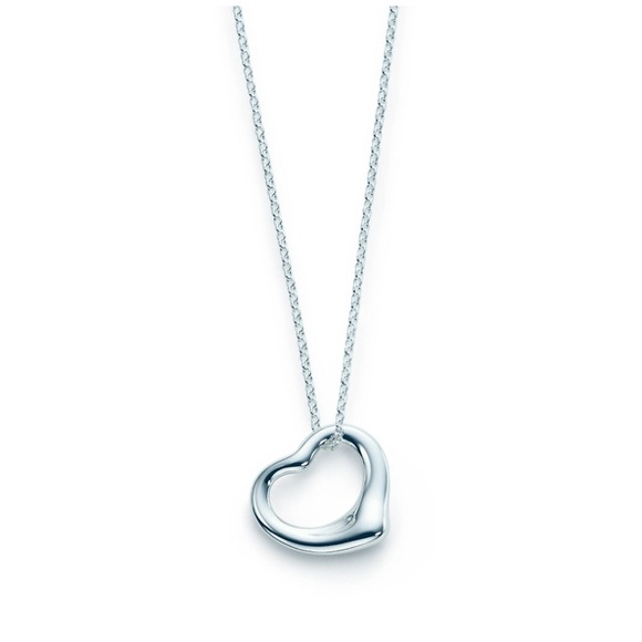 Elsa Peretti Open Heart Necklace - Picture 1 of 8